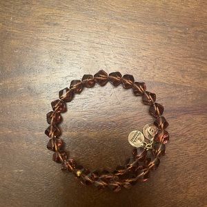 Brown beaded Alex and Ani
